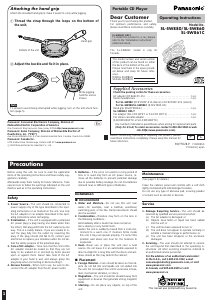Manual Panasonic SL-SW860 Discman