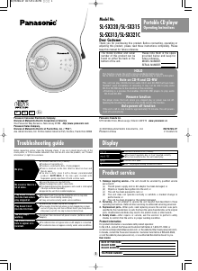 Handleiding Panasonic SL-SX320 Discman