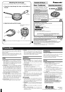 Manual Panasonic SL-SW891C Discman