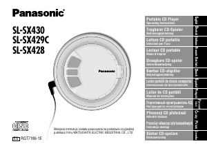 Bedienungsanleitung Panasonic SL-SX430 Discman