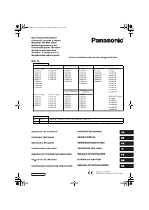 Manual Panasonic S-28MF1E5 Ar condicionado