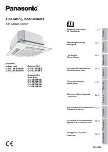 Manual Panasonic CU-E21RBEA Ar condicionado