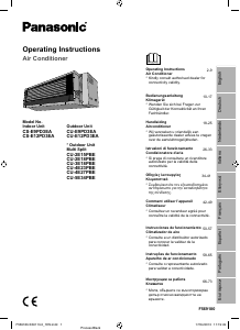Manual Panasonic CU-E9PD3EA Ar condicionado