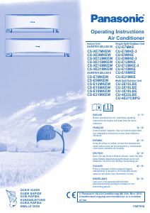 Manuale Panasonic CU-E12MKE3 Condizionatore d’aria