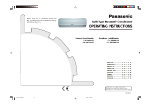 Bruksanvisning Panasonic CU-SA12CKP5 Luftkonditionering