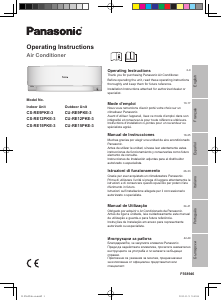 Manuale Panasonic CU-RE9PKE3 Condizionatore d’aria