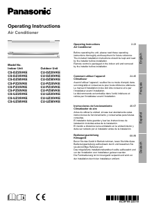 Manual de uso Panasonic CU-DZ50VKE Aire acondicionado