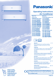 Mode d’emploi Panasonic CU-E15NKE Climatiseur