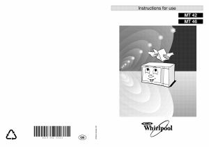 Bruksanvisning Whirlpool MT 42/Alu Mikrovågsugn