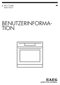 Bedienungsanleitung AEG BS8314021M Backofen