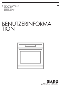 Bedienungsanleitung AEG BS8354801M Backofen