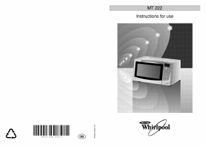 Bruksanvisning Whirlpool MT 222/SL Mikrovågsugn