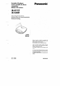 Handleiding Panasonic SL-S112 Discman