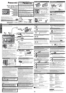 Bedienungsanleitung Panasonic RQ-L470 Kassettenrekorder