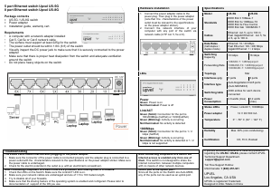 Handleiding Upvel US-8G Switch