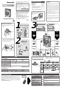 Handleiding Panasonic RQ-SW09V Cassetterecorder