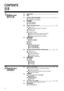 Bruksanvisning Panasonic CU-A125KH Luftkonditionering