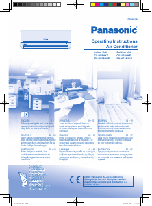Bruksanvisning Panasonic CU-UE12HKE Luftkonditionering