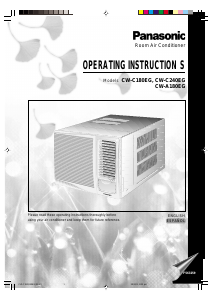Bruksanvisning Panasonic CW-A180EG Luftkonditionering