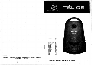 Manuale Hoover TR T5640 011 Telios Aspirapolvere