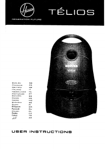 Käyttöohje Hoover TR T5756 021 Telios Pölynimuri