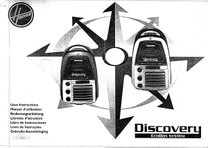 Manuale Hoover TR T7750 047 Discovery Aspirapolvere