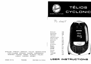 Käyttöohje Hoover TRTC2665021 Telios Pölynimuri