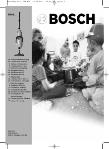 Kullanım kılavuzu Bosch BHS4100 Elektrikli süpürge