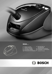 Kullanım kılavuzu Bosch BSG61266 Elektrikli süpürge