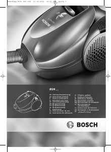 Käyttöohje Bosch BSN1800GB Pölynimuri