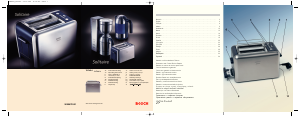 Manual Bosch TAT8SL1 Solitaire Torradeira