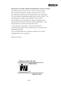 Manual de uso Bosch HEN360670 Cocina