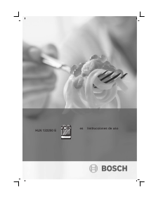 Manual de uso Bosch HLN122250E Cocina