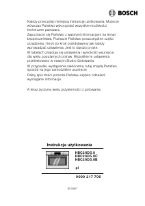 Instrukcja Bosch HBC26D550 Piekarnik