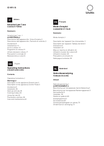 Manual Scholtès CI 97I I S Range