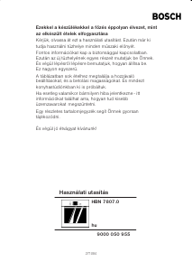 Használati útmutató Bosch HBN780740 Kemence