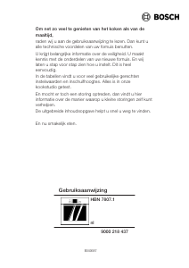Handleiding Bosch HBN780751 Oven