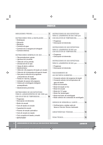 Manual de uso Longvie EL4616 Lavadora