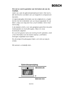 Handleiding Bosch HBC84K550N Magnetron