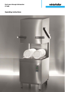 Manual Winterhalter PT-500 Dishwasher