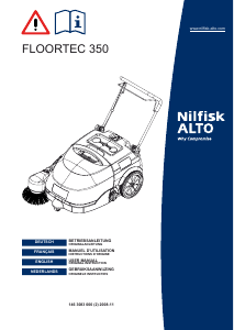Handleiding Nilfisk ALTO Floortec 350 Veegmachine