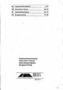 Manual Bosch NSM615N Hob