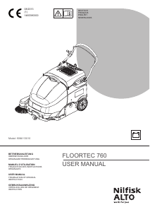 Handleiding Nilfisk ALTO Floortec 760 Veegmachine