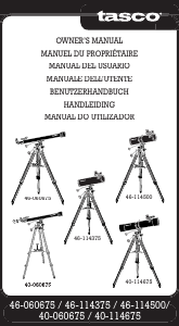 Manual de uso Tasco 46-114375 Galaxsee Telescopio