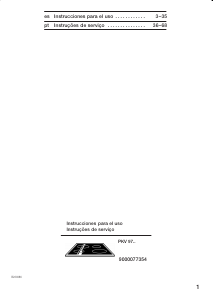 Manual de uso Bosch PKV975T02 Placa