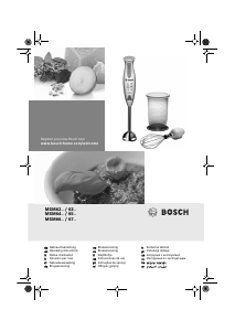 Εγχειρίδιο Bosch MSM6270 Μπλέντερ χειρός