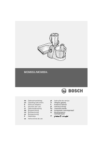Manuale Bosch MCM5540 Robot da cucina