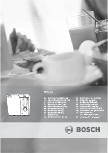 Manual Bosch TFB1610 Fritadeira