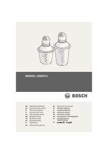 Brugsanvisning Bosch MMR08R1 Minihakker