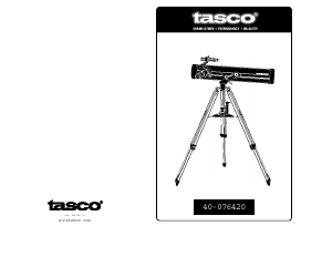 Manual Tasco 40076420 Luminova Telescope